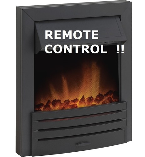 Electric fire black - electric,