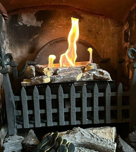 Gas fire new living - gas, flame