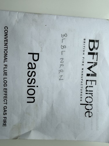 Bfm europe passion flue log - passion,