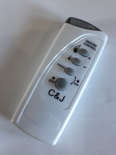 Gas fire remote - c, control
