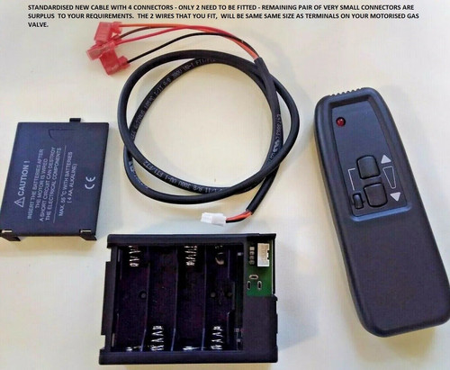 Burley gas fire remote set - fire,